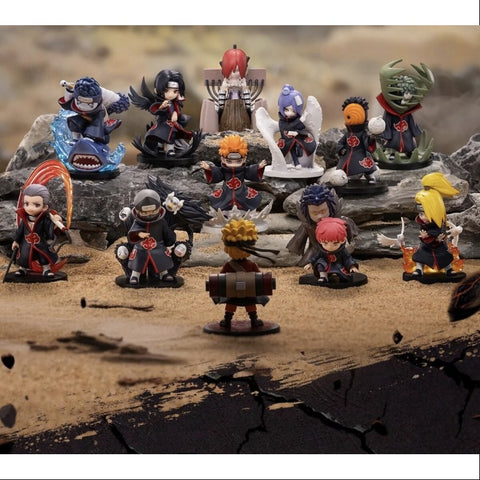 Naruto Shippuden Battle Against Akatsuki Series Whole Set Brand New With Plastic