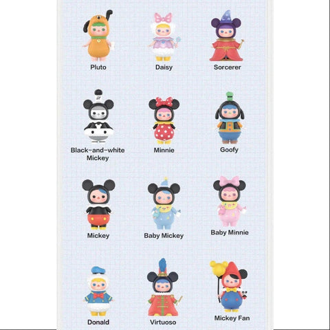 PUCKY Mickey Family Series Whole Set Opened