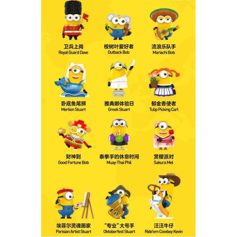 Minions Bello World Complete Set
