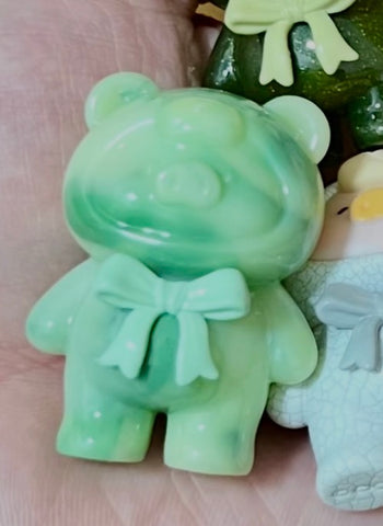 LuLu the Piggy Teddy Mini Ore Collection Blind Bag Series: Emerald (SR 1/20) (Confirmed Style)