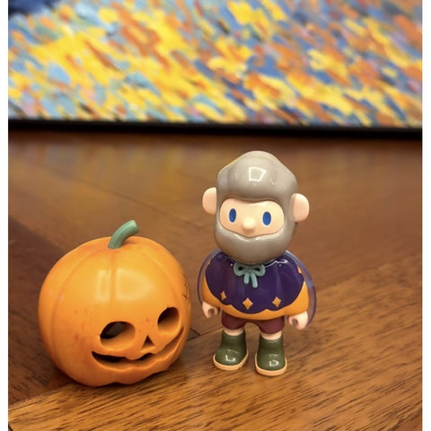 FARMER BOB On The Farm Blind Box Series: Halloween Pumpkin (Confirmed Style)
