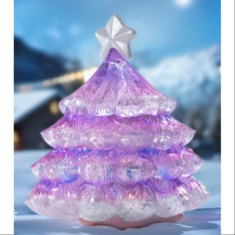 LuLu the Piggy XL Sparkling Christmas Tree Purple 2024 Limited Edition