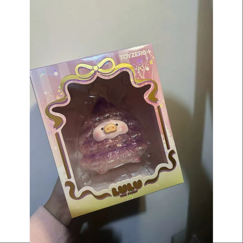 LuLu the Piggy XL Sparkling Christmas Tree Purple 2024 Limited Edition