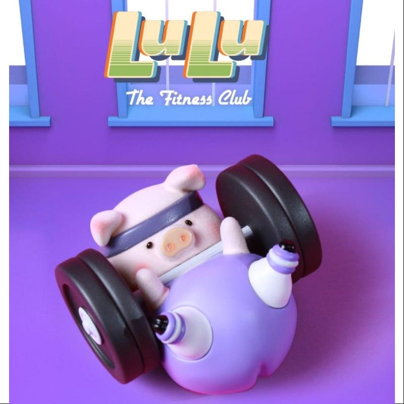 LuLu the Piggy The Fitness Club Series Barbell Workout