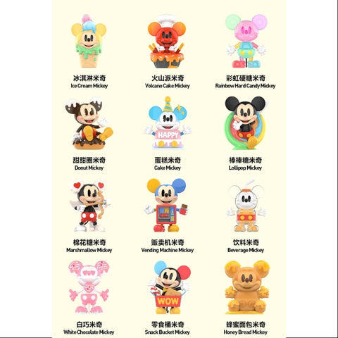 Disney Mickey Childhood of Boundless Imagination Series Whole Set Opened