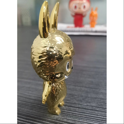 Labubu The Monsters Mini Labubu Goud HOW2WORK 20th Anniversary LIMITED