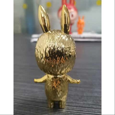 Labubu The Monsters Mini Labubu Goud HOW2WORK 20th Anniversary LIMITED