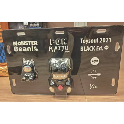 PUCKY POH kaiju Mini Toysoul 2021 Black Limited edition