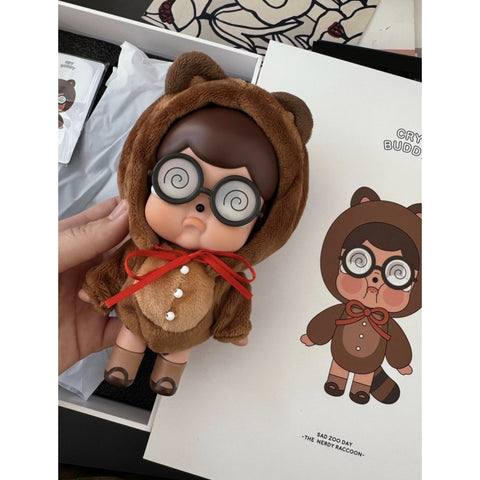 Crybaby Crybuddy 200% The Nerdy Raccoon 2024 Limited Edition