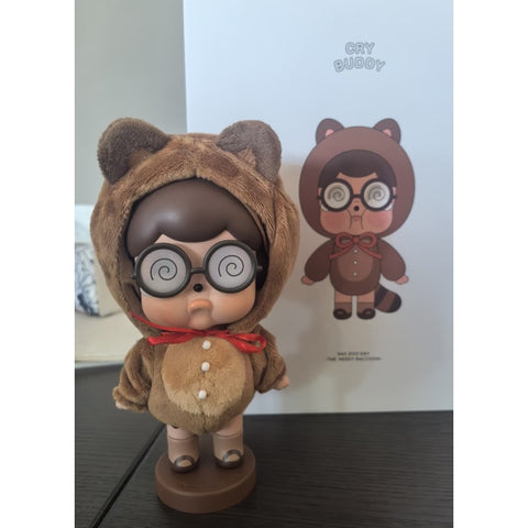 Crybaby Crybuddy 200% The Nerdy Raccoon 2024 Limited Edition