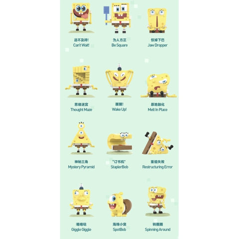 SpongeBob That Doesn't Make Sense Blind Box Series: Whole Set (Opened Box)