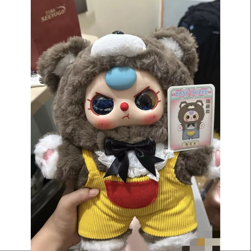 Baby Three 400% V4 Sweetie Baby Plush Series Secret Brown Bear (1/144)