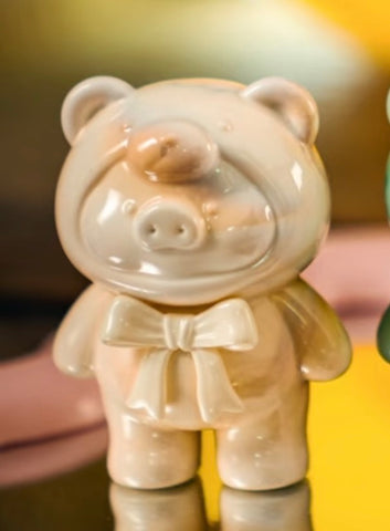 LuLu the Piggy Teddy Mini Ore Collection Blind Bag Series: Yellow Travertine (SR 1/20) (Confirmed Style)
