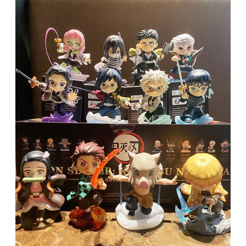 Demon Slayer Kimetsu no Yaiba Battle Blind Box Series: Whole Set (Opened Box)