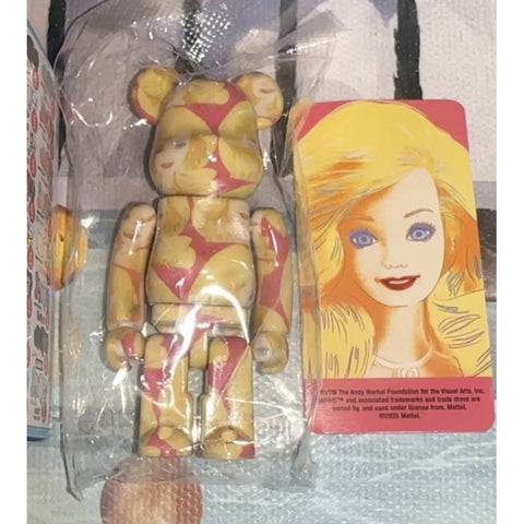 Bearbrick Series 51: ARTIST Andy Warhol Barbie 100% (Confirmed Style)