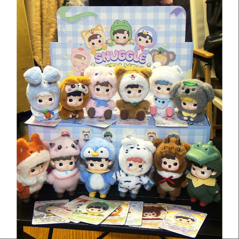 Hacipupu Snuggle With You Series Vinyl Plush Whole Set Opened