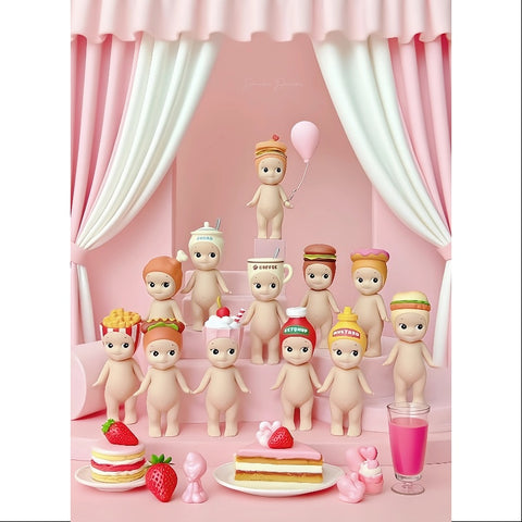 Sonny Angel Snack Series Whole Set Opened