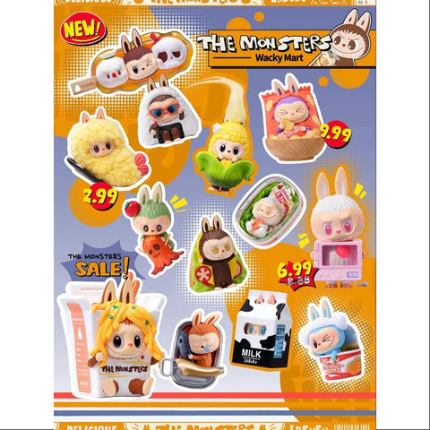 labubu wacky mart ペンダント　新品　popmart 正規品 POPMART LABUBU WackyMart ぬいぐるみペンダント - メルカリ