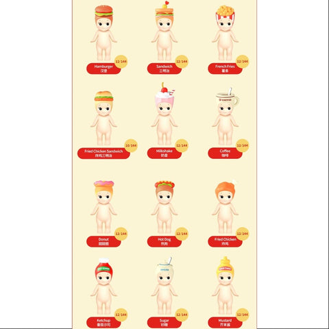 Sonny Angel Snack Series Whole Set Opened