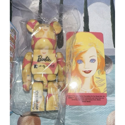 Bearbrick Series 51: ARTIST Andy Warhol Barbie 100% (Confirmed Style)