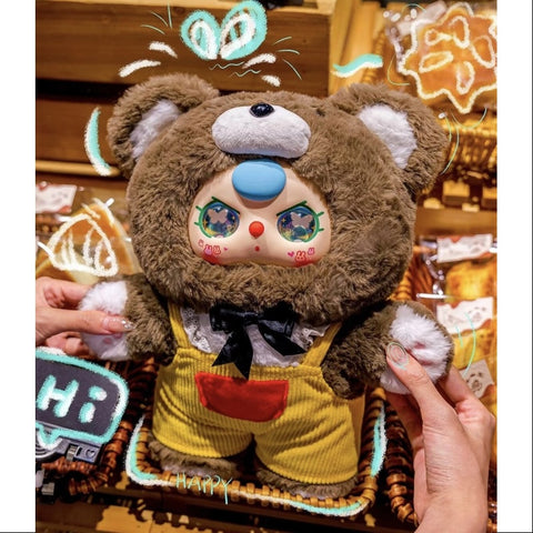 Baby Three 400% V4 Sweetie Baby Plush Series Secret Brown Bear (1/144)