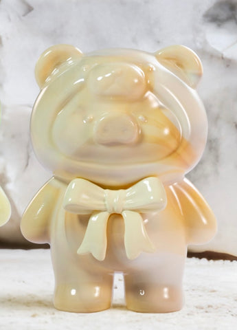 LuLu the Piggy Teddy Mini Ore Collection Blind Bag Series: Yellow Travertine (SR 1/20) (Confirmed Style)