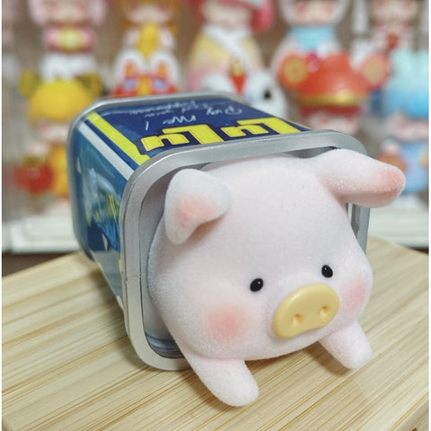 LuLu the Piggy Original Season 2 Blind Box Series: Piggy Can Blue and Silver (Secret, 2/228)