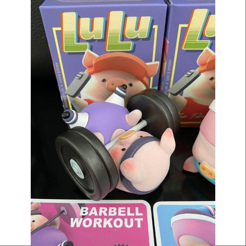 LuLu the Piggy The Fitness Club Series Barbell Workout