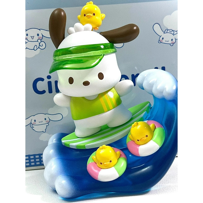 Sanrio Characters Pochacco Holiday Beach Series Surfing