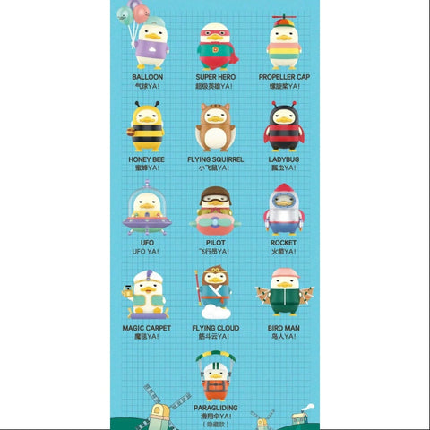 Duckoo Flying Series Whole Set Opened