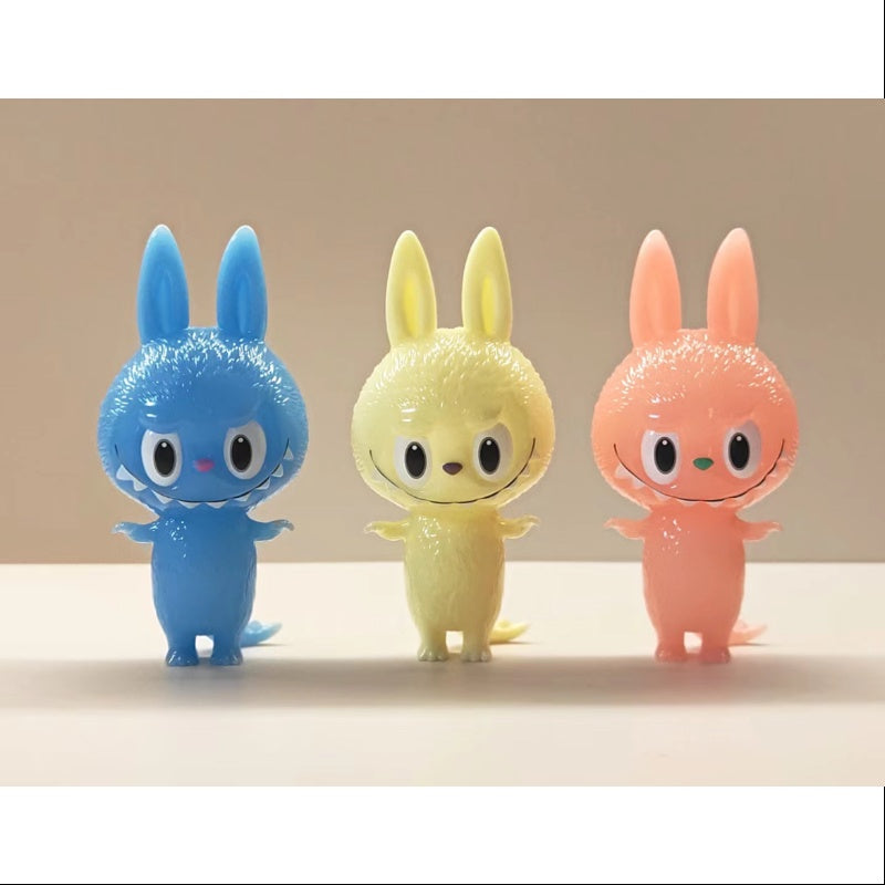 Labubu The Monsters Mini Zimomo Cone & Axis & Norm 2020 STS Set LIMITED(Glow in Dark)