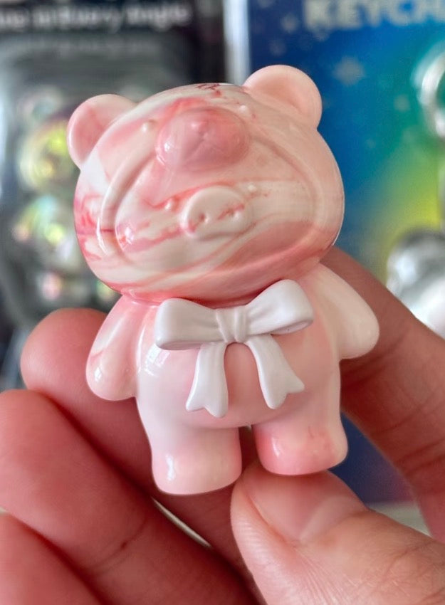 LuLu the Piggy Teddy Mini Ore Collection Blind Bag Series: Pink Travertine (SR 1/20) (Confirmed Style)