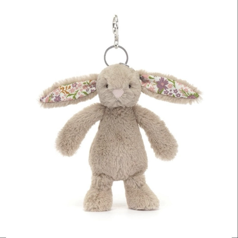 Blossom Beige Bunny Petal 2024 Jellycat Plush Bag Charm