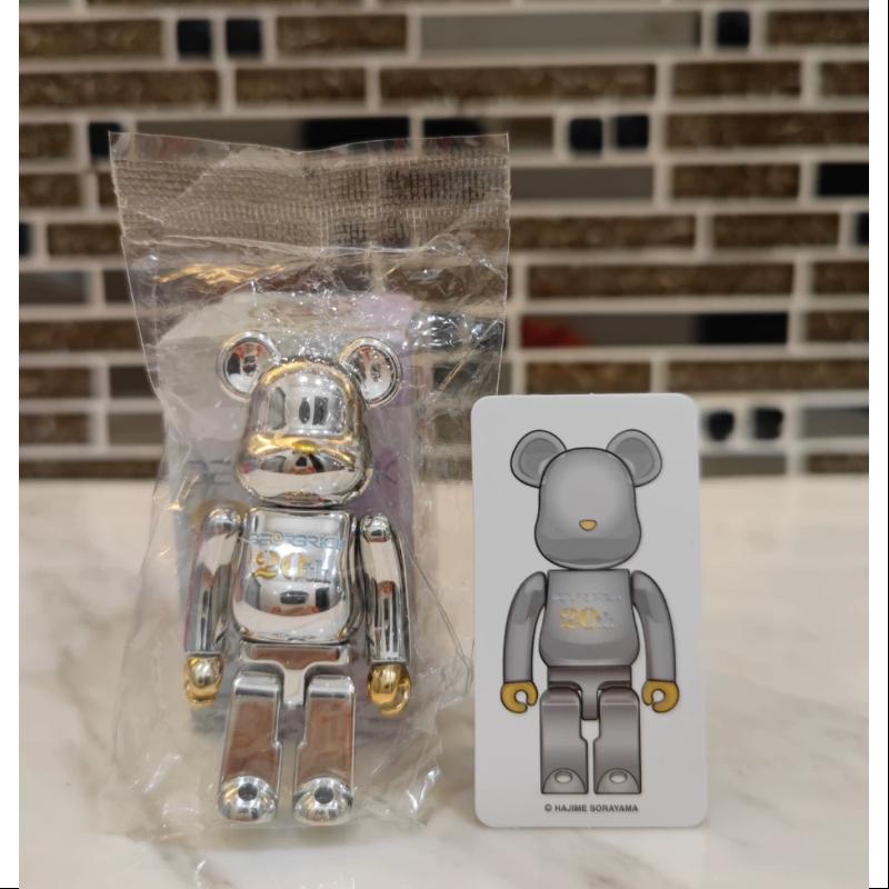 Bearbrick Series 42 SUPER Secret Sorayama Hajime 20Th Silver 100%