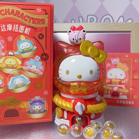 Sanrio Characters Wonderful Damo Gashapon Machine Series Hello Kitty