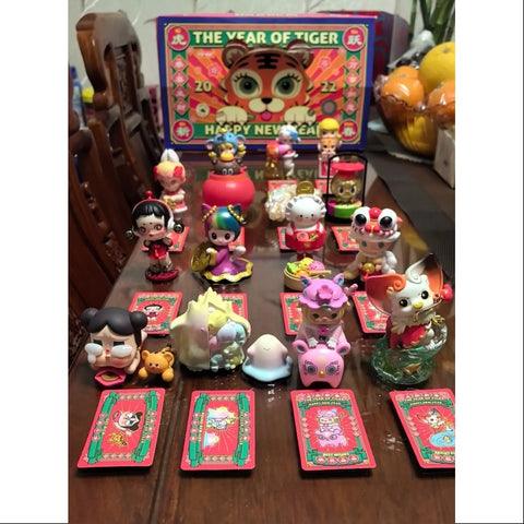 Pop Mart The Year of Tiger Series Whole Set Opened