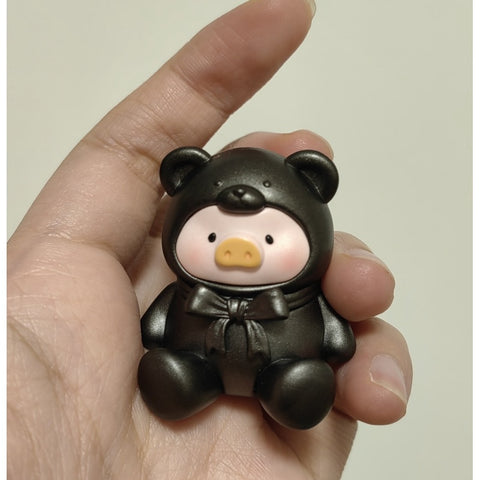 LuLu the Piggy Teddy Mini Season 1 Blind Bag Series: Nebulous Stardust Black (SR 1/20) (Confirmed Style)