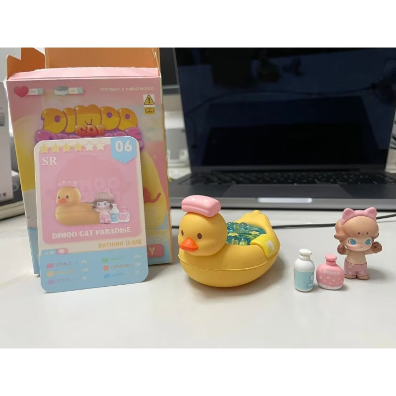 Yellow Dimoo Cat DIMOO Cat Paradise Series Bathing – TOYSEZ