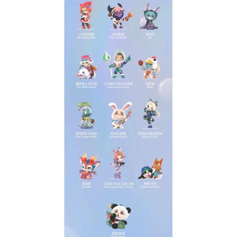 League of Legends Clash of The Cuties Blind Box Series: Whole Set (Brand New With Plastic)