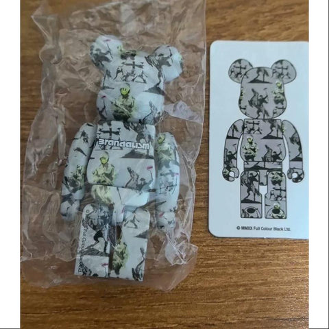 Bearbrick Series 41 SUPER Secret Banksy Brandalism 100%