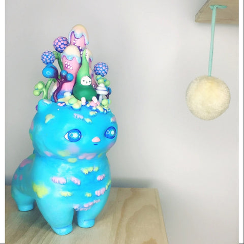 PUCKY Space Cat Figure 2018 Limited Edition