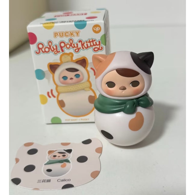 Pucky Roly Poly Keychain PUCKY Roly Poly Kitty Series Calico – TOYSEZ