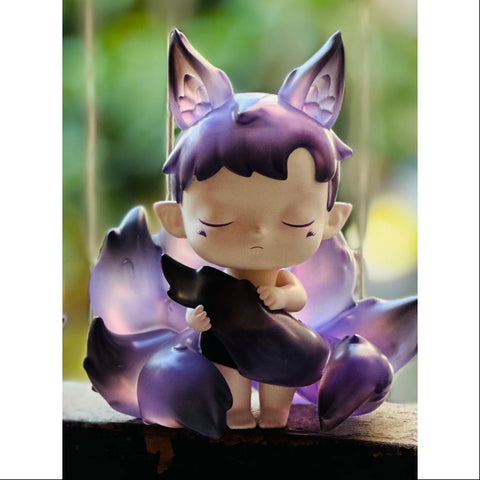Hacipupu Nine Tailed Fox Purple Figurine Art Toy 2024 Limited
