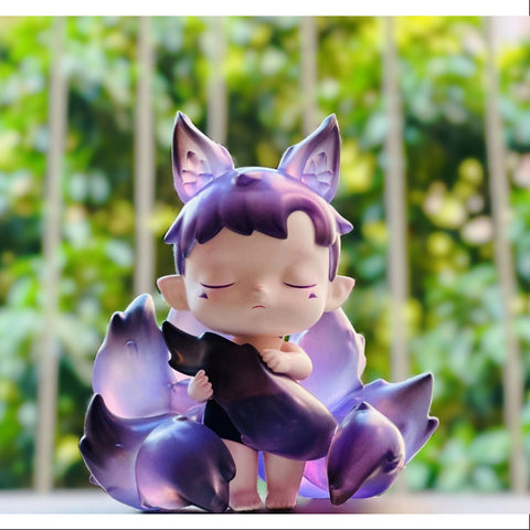 Hacipupu Nine Tailed Fox Purple Figurine Art Toy 2024 Limited
