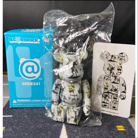 Bearbrick Series 41 SUPER Secret Banksy Brandalism 100%