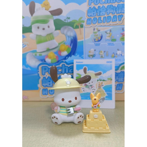 Sanrio Characters Pochacco Holiday Beach Series Pile of castles