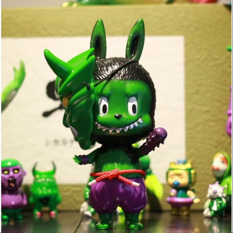 Labubu The Monsters X Oni Ninja Green 2019 LIMITED