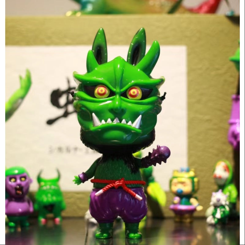 Labubu The Monsters X Oni Ninja Green 2019 LIMITED