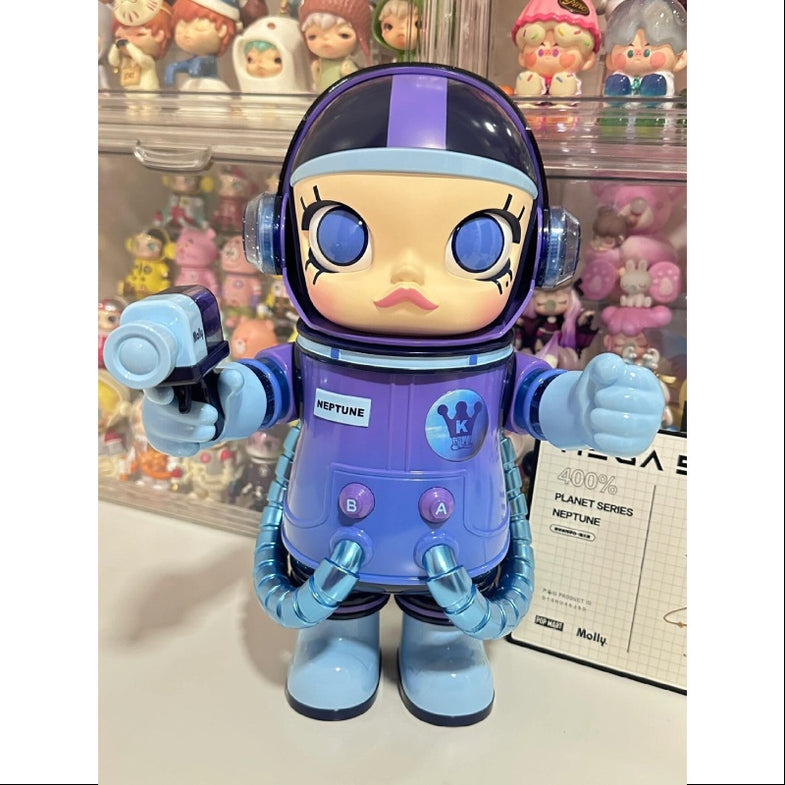 POPMART MEGA SPACE MOLLY NEPTUNE 海王星400% MEGA Space Molly 400% Planet Series - 星球系列400% – Art Toy Familia