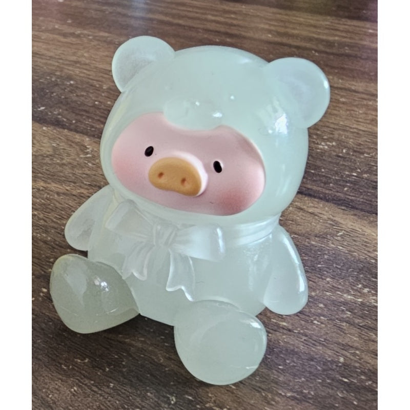 LuLu the Piggy Teddy Mini Season 1 Blind Bag Series: Luminous Dream White (SR 1/20) (Confirmed Style)